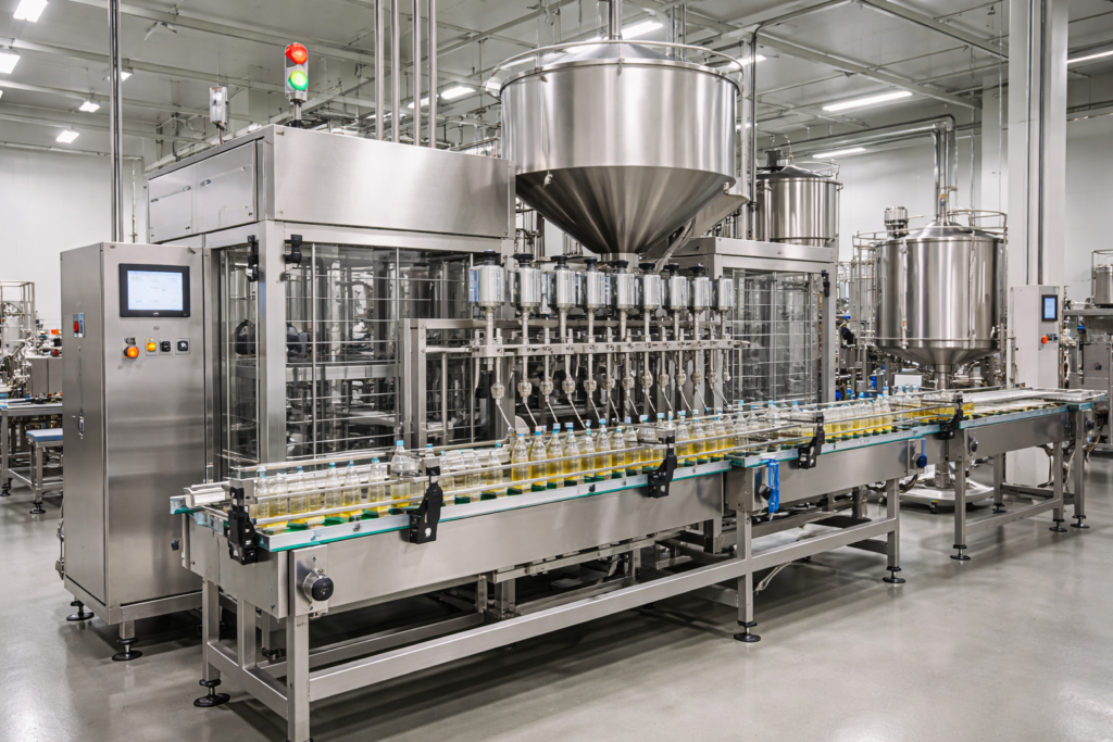 Exemple de machine industrielle utilisée dans une usine de production